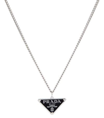 prada necklacr|sterling silver Prada necklace.